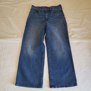 J. Crew Factory | Wide Leg Crop Denim Jeans